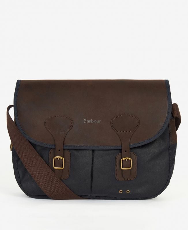 bolsa tarras em couro encerado