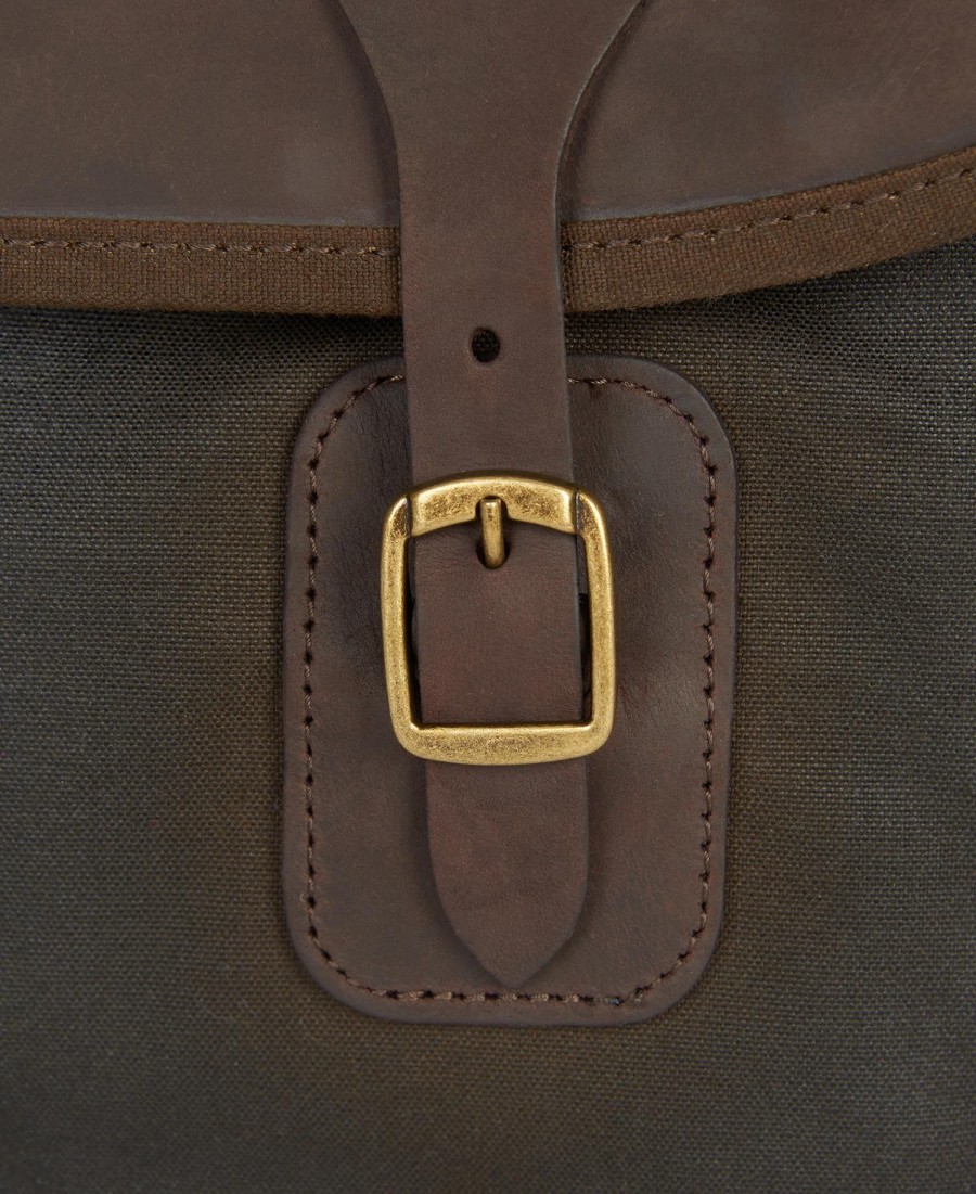 bolsa tarras em couro encerado