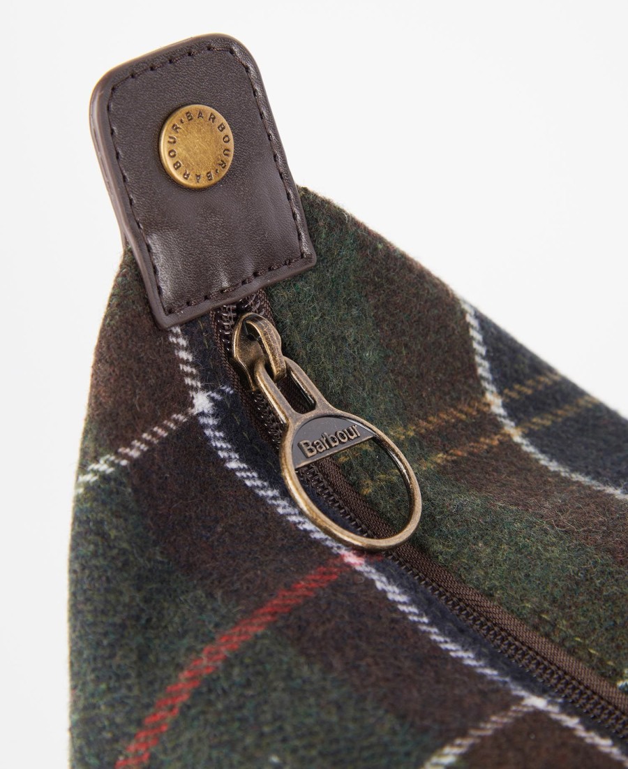 bolsa de viagem com estampa xadrez cree