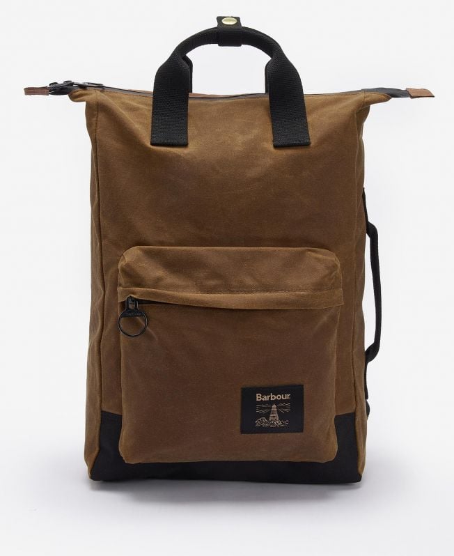 mochila encerada para campo