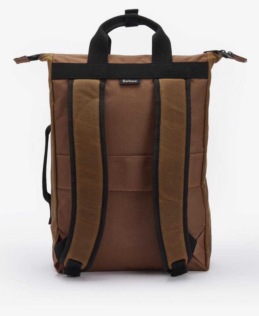 mochila encerada para campo