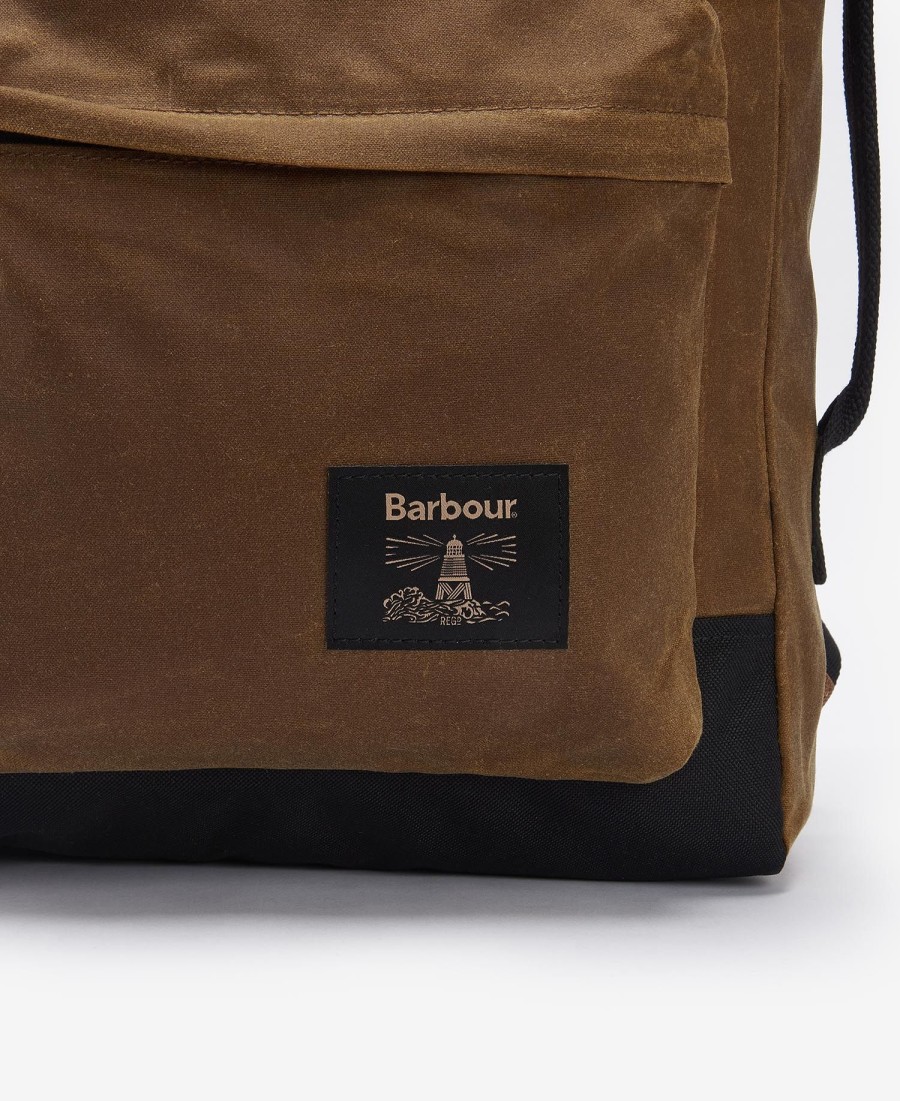 mochila encerada para campo