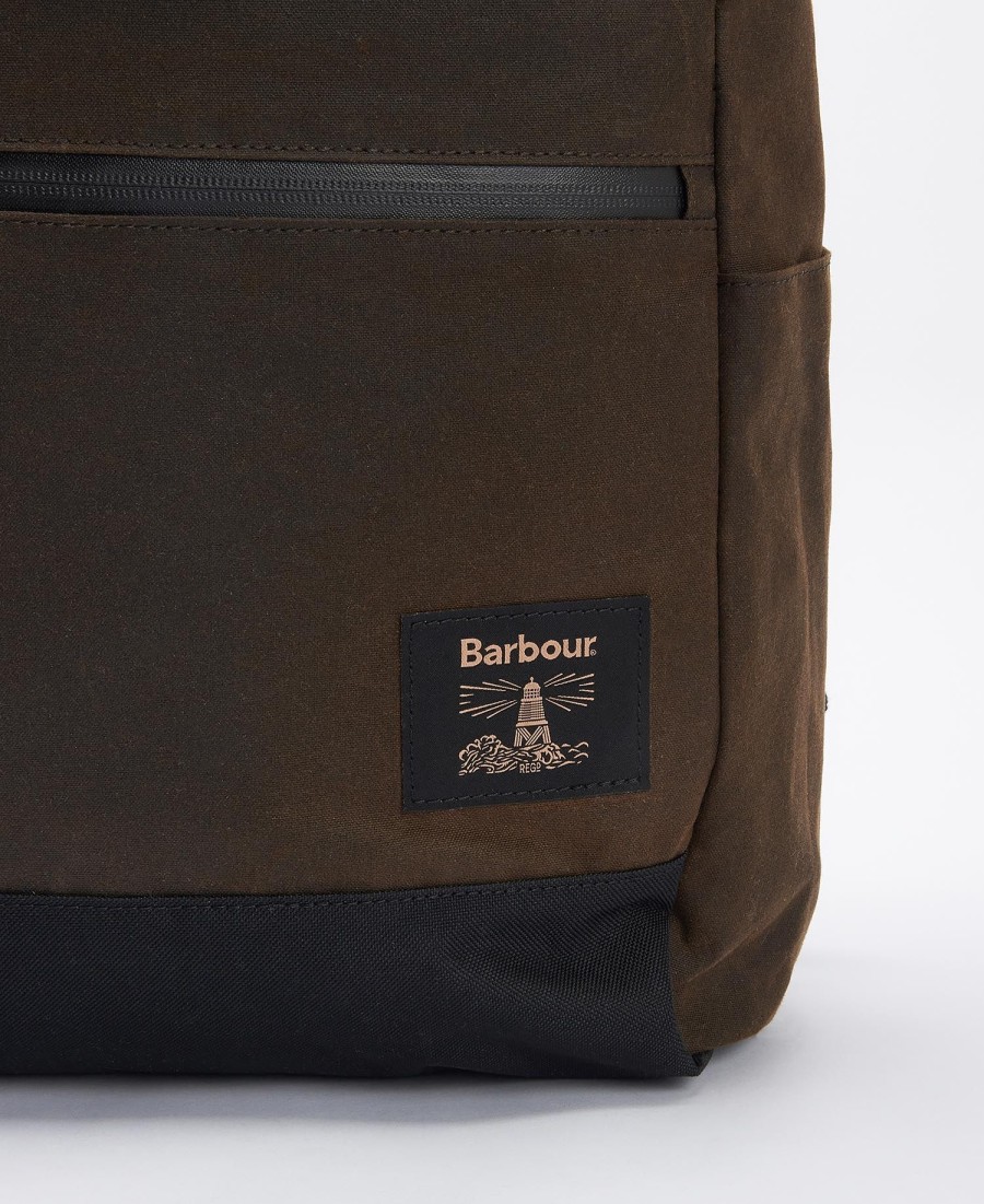 mochila encerada field roll-top