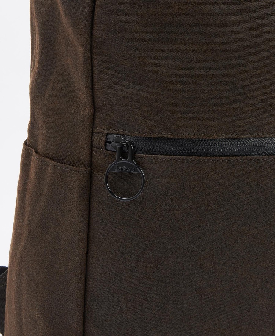 mochila encerada field roll-top