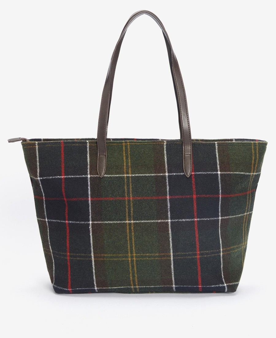 bolsa de tecido xadrez witford