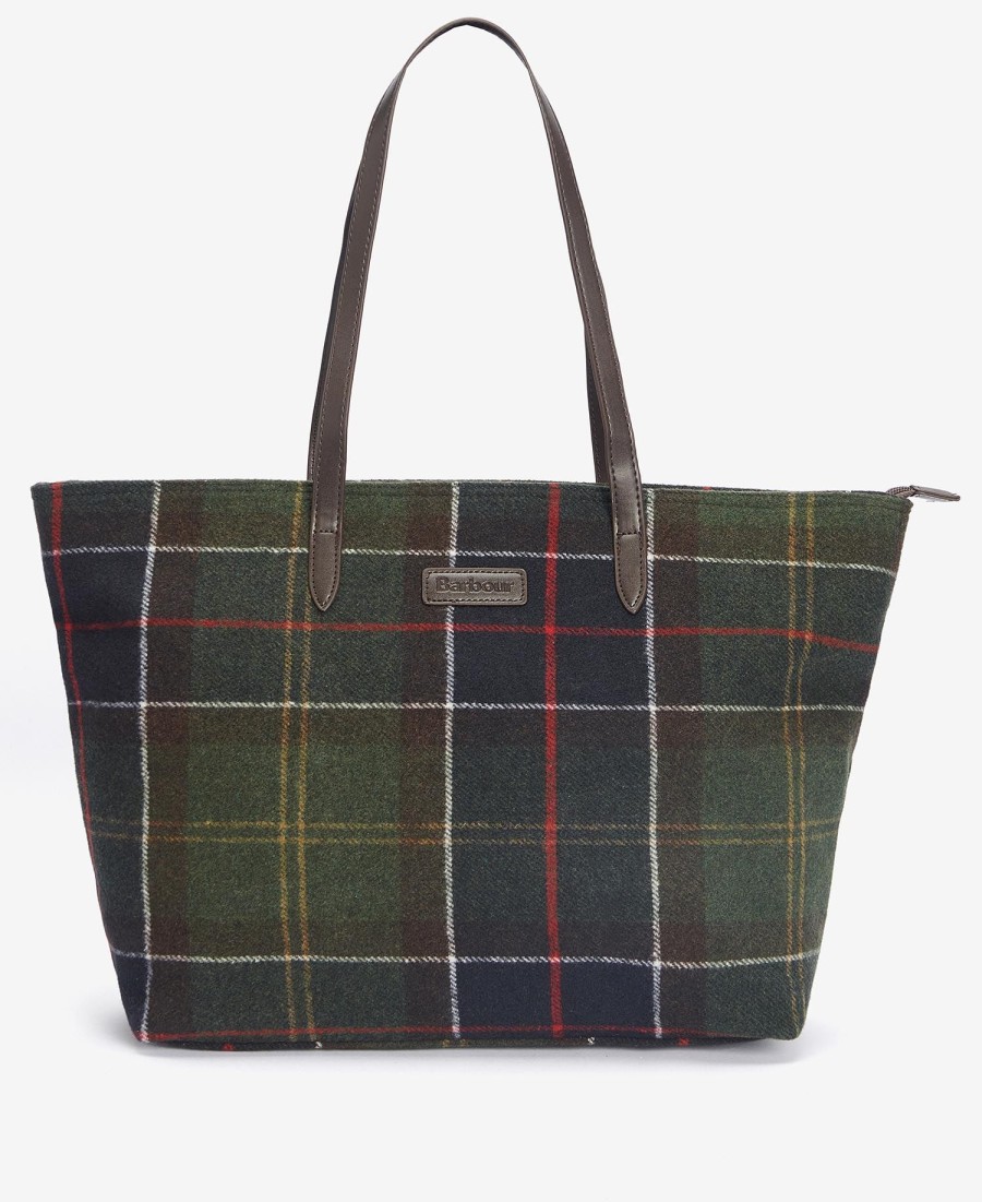 bolsa de tecido xadrez witford