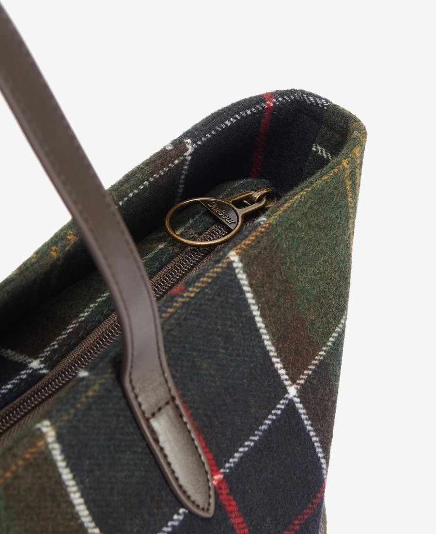 bolsa de tecido xadrez witford