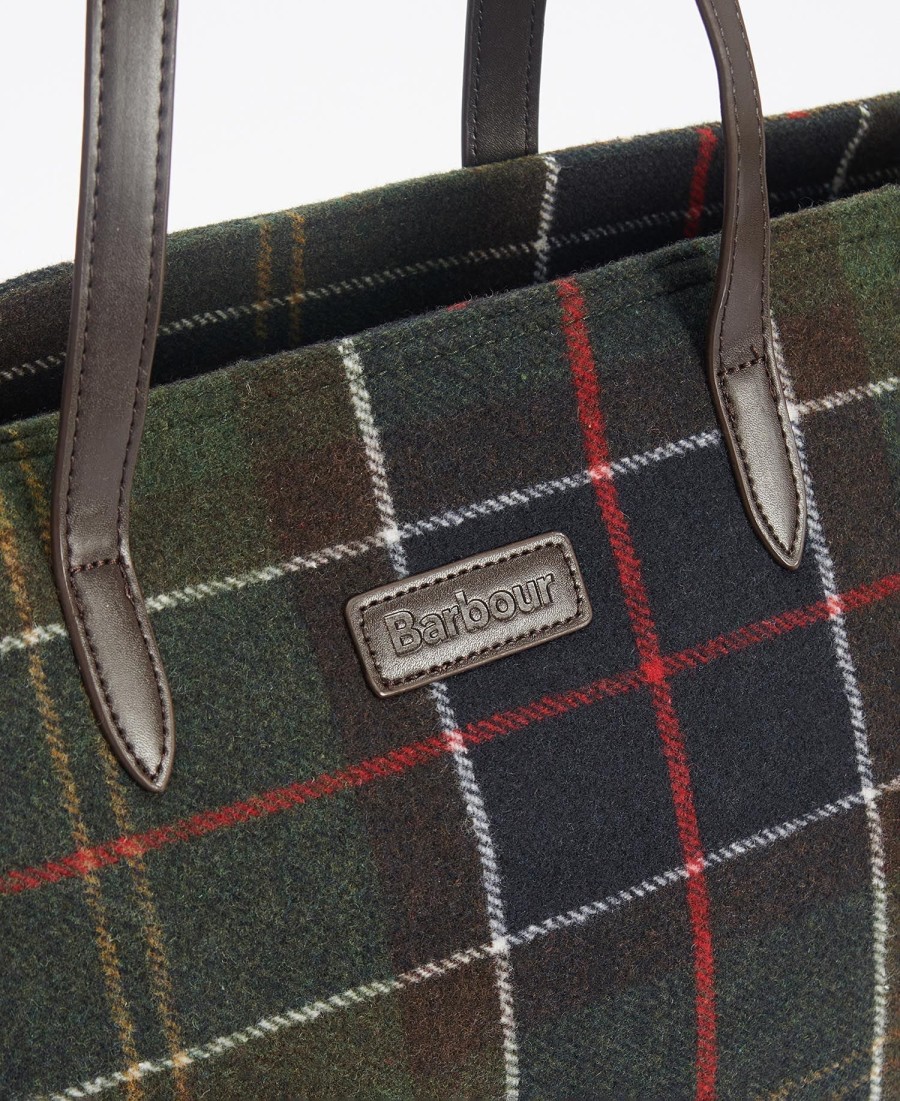 bolsa de tecido xadrez witford