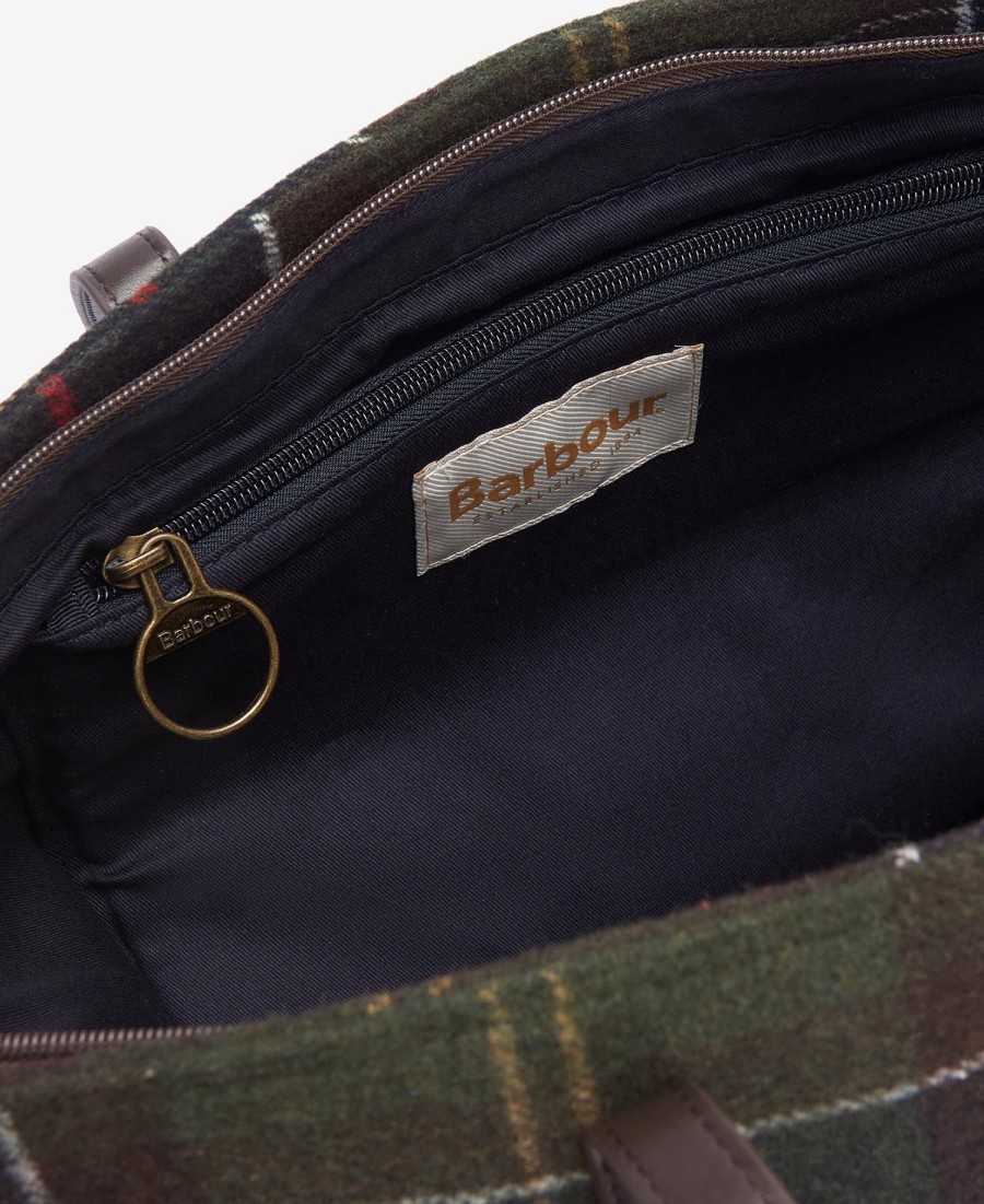 bolsa de tecido xadrez witford