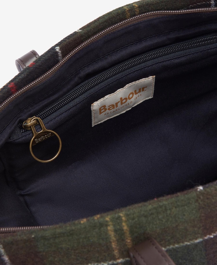 bolsa de tecido xadrez witford