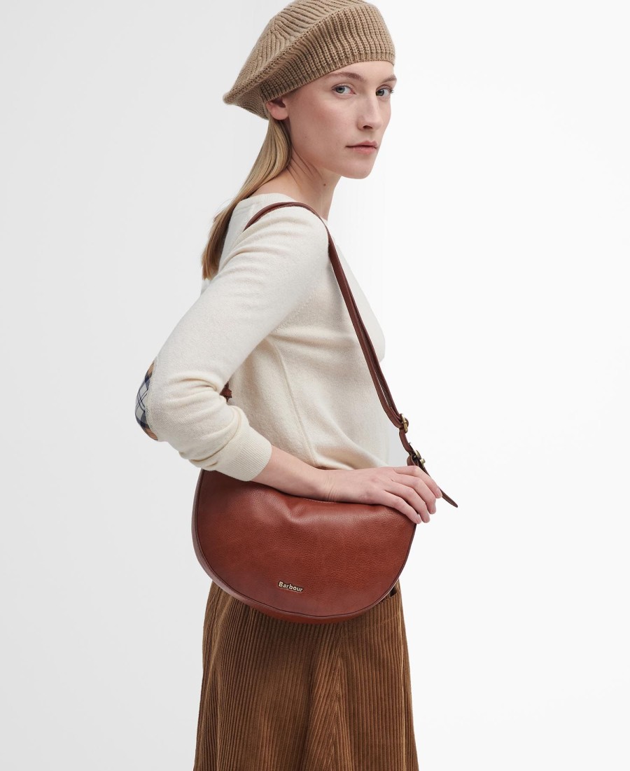 bolsa de couro laire crescent