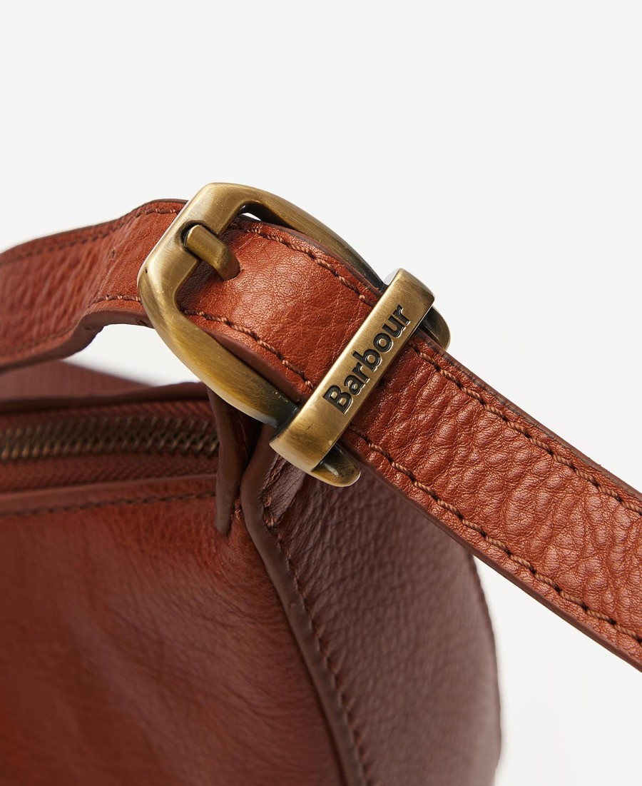 bolsa de couro laire crescent