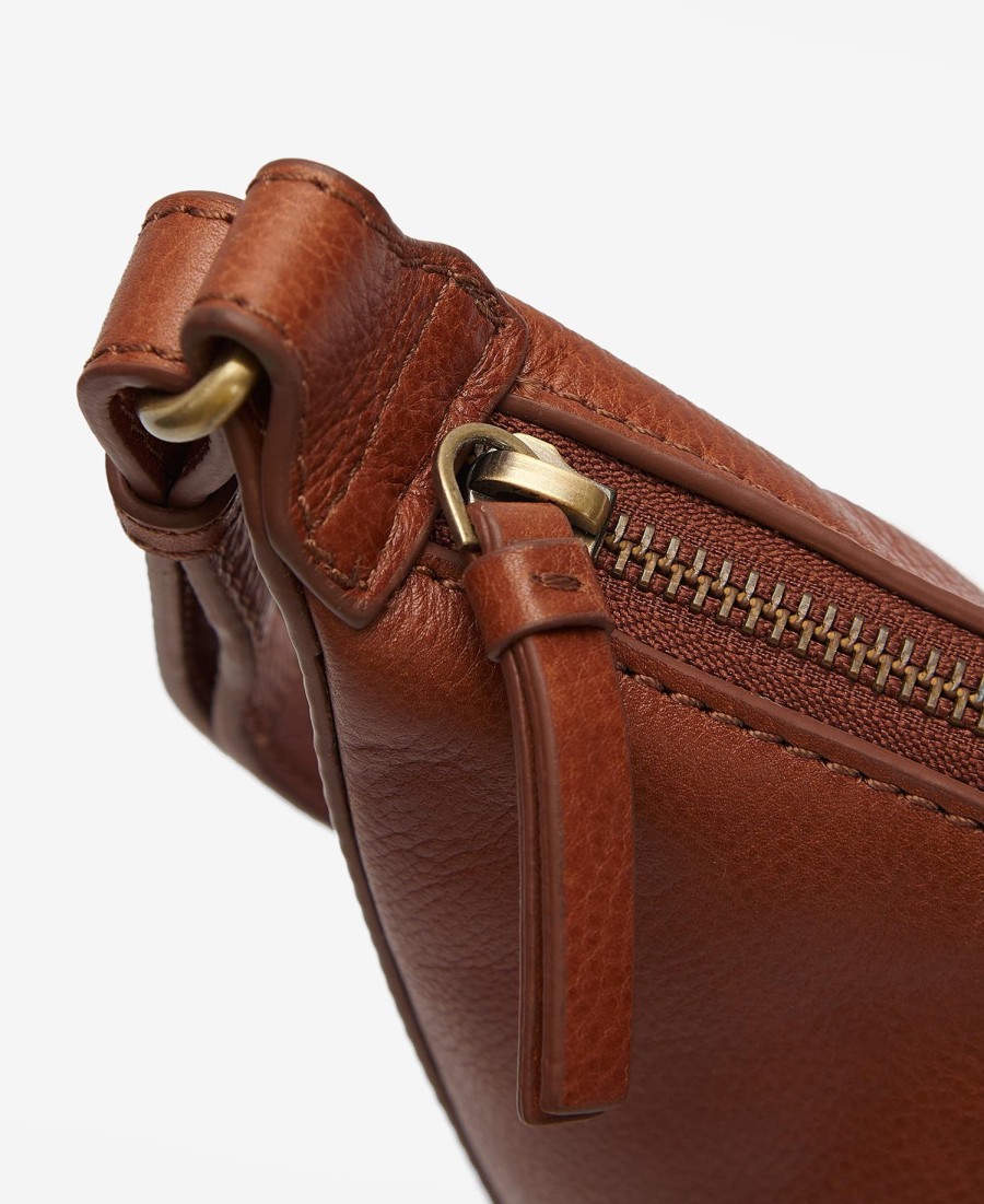 bolsa de couro laire crescent