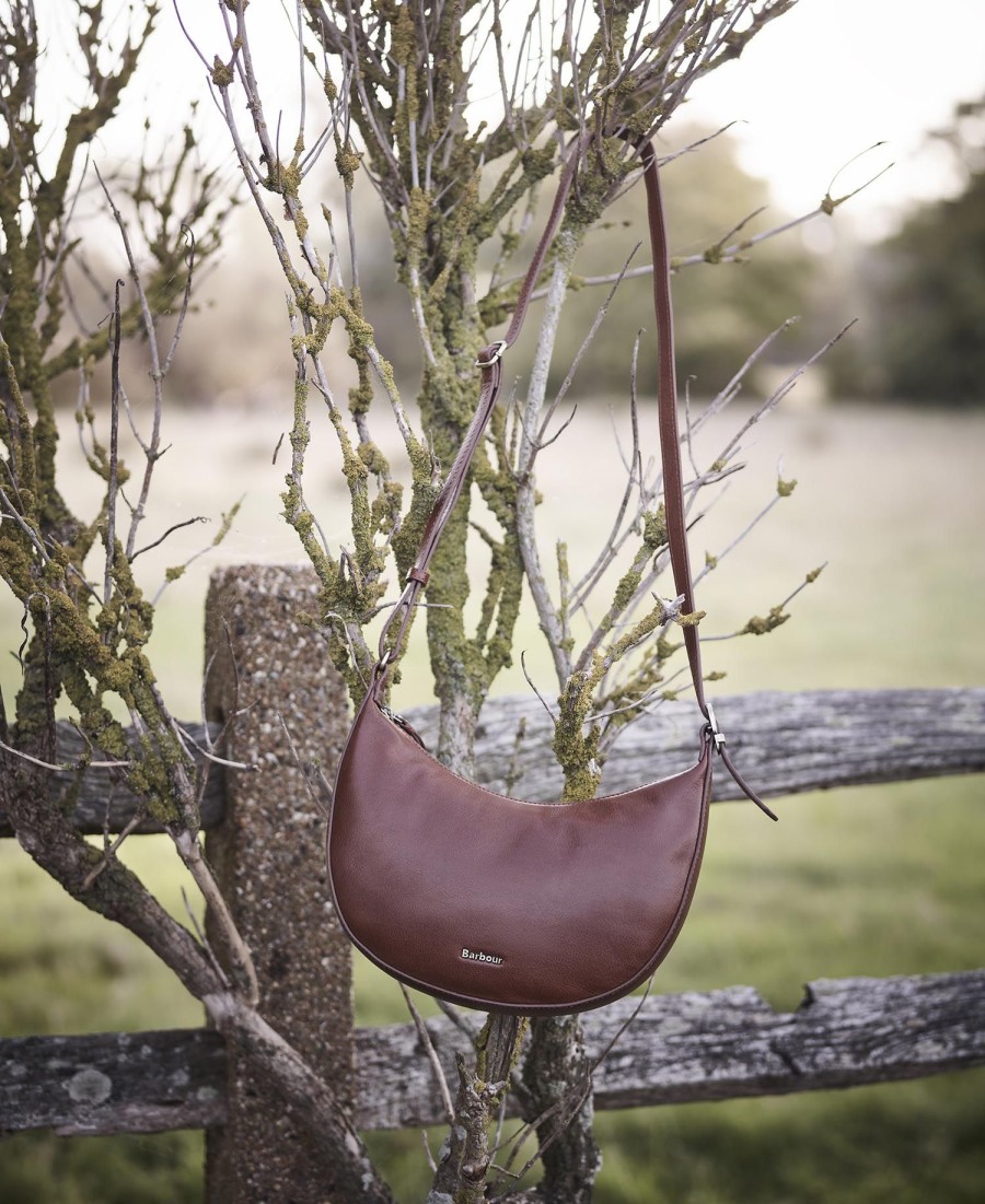bolsa de couro laire crescent