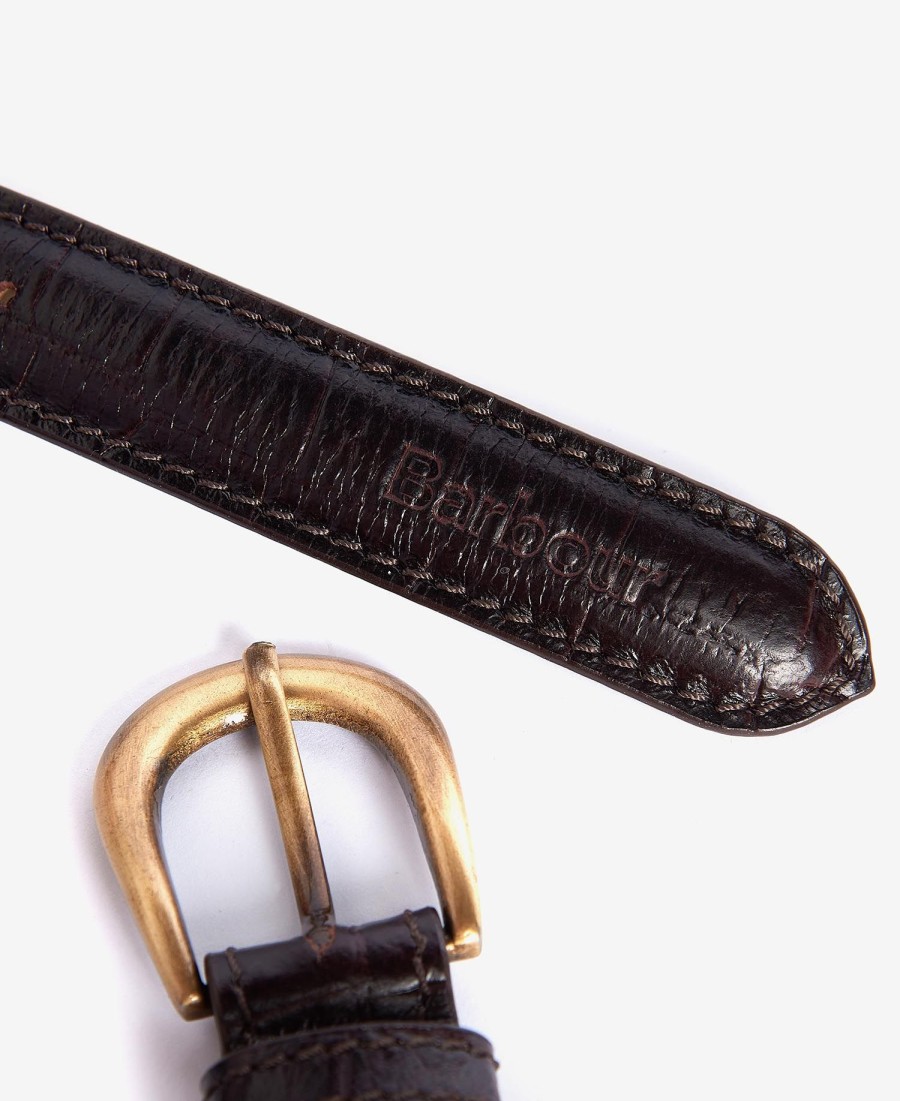 cinto de imitação de crocodilo