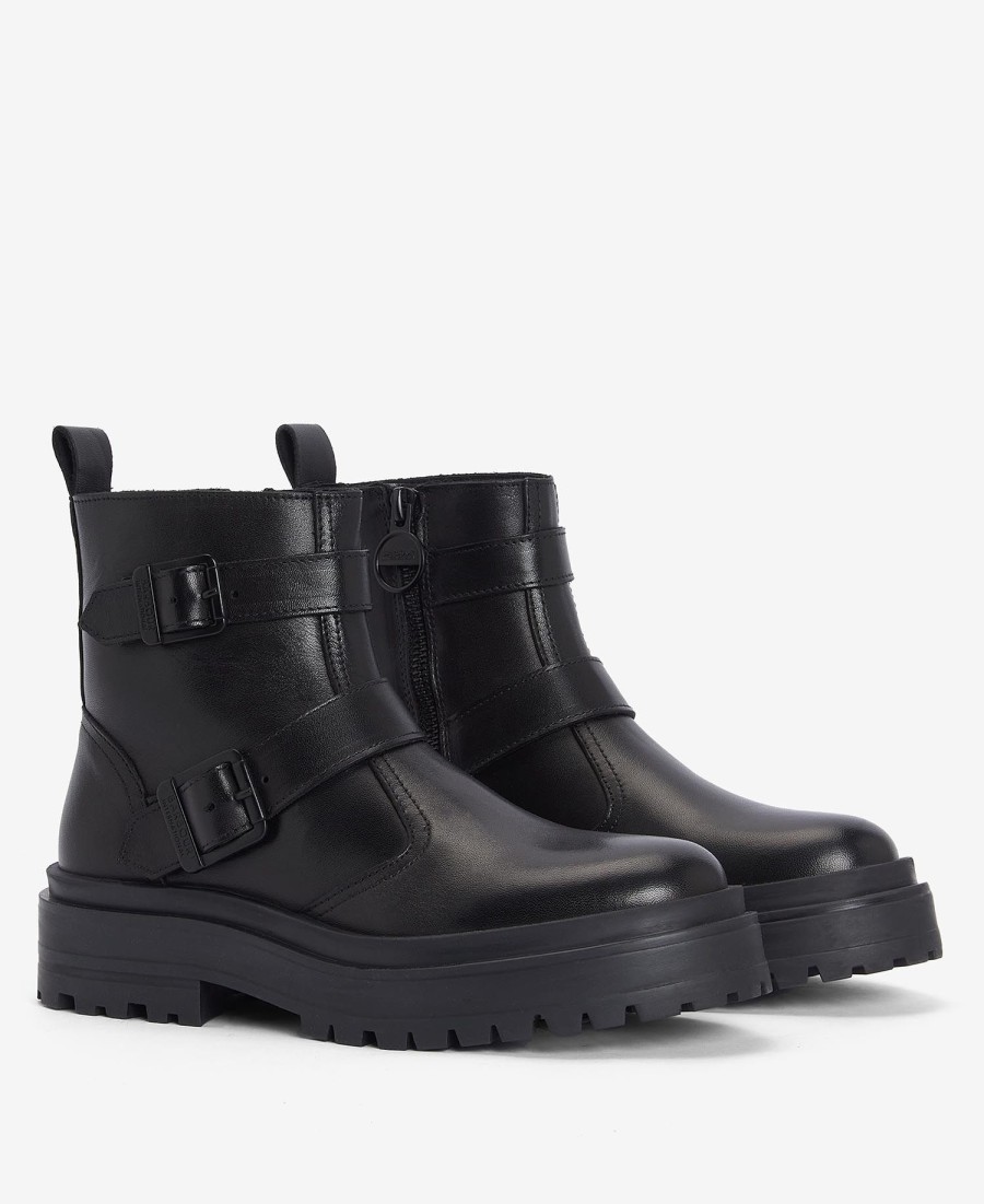 botas chelsea tasmin com fivela dupla