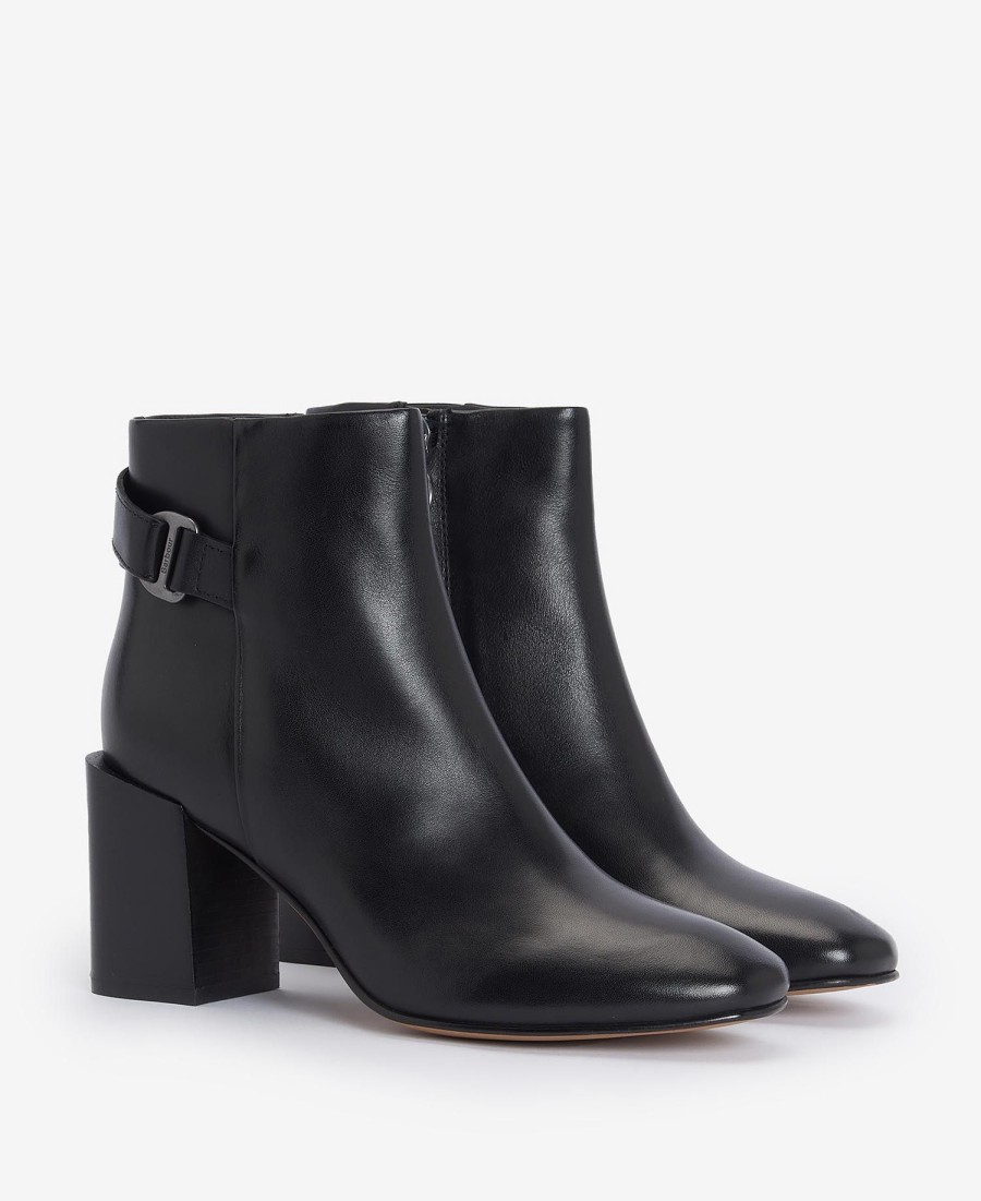 botas de cano curto com salto piper