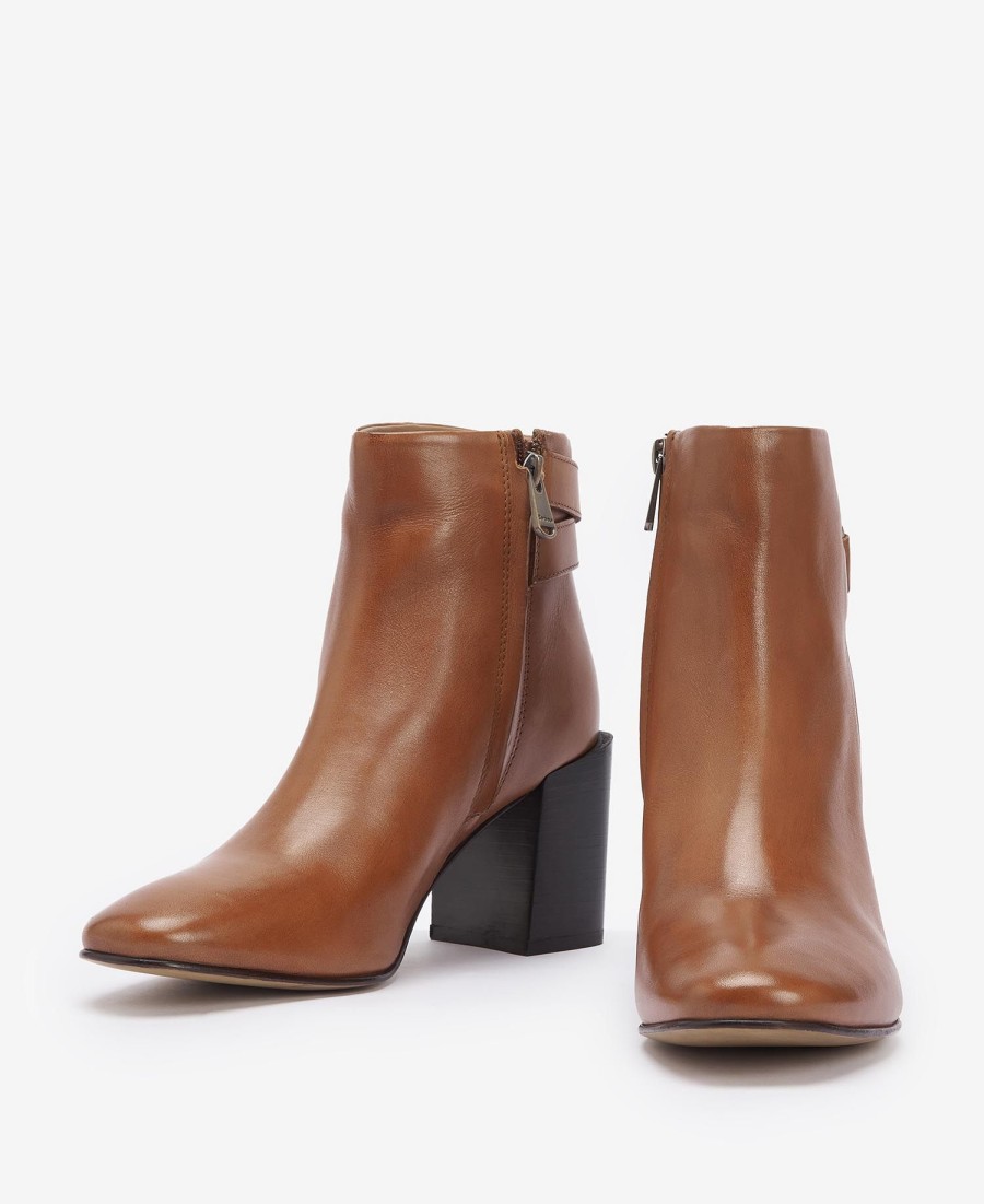 botas de cano curto com salto piper