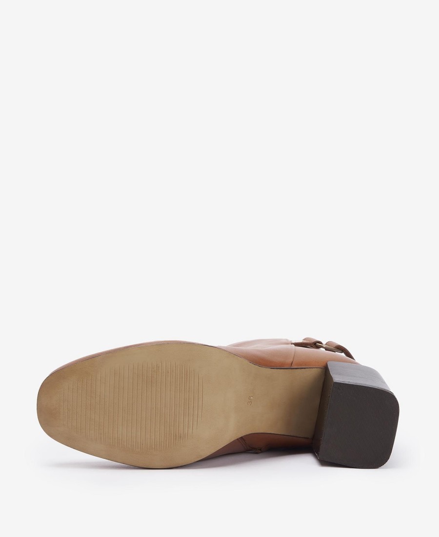 botas de cano curto com salto piper