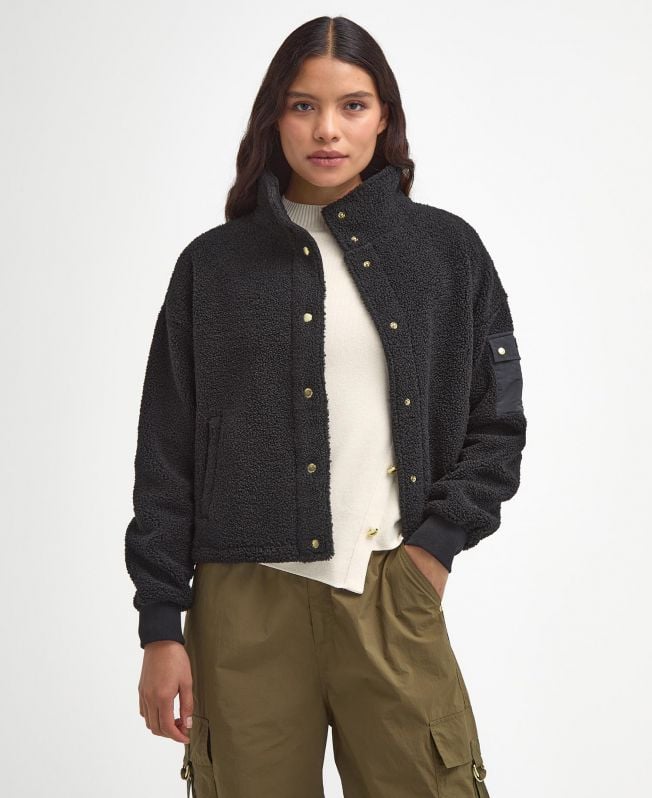 jaqueta bomber de lã callie