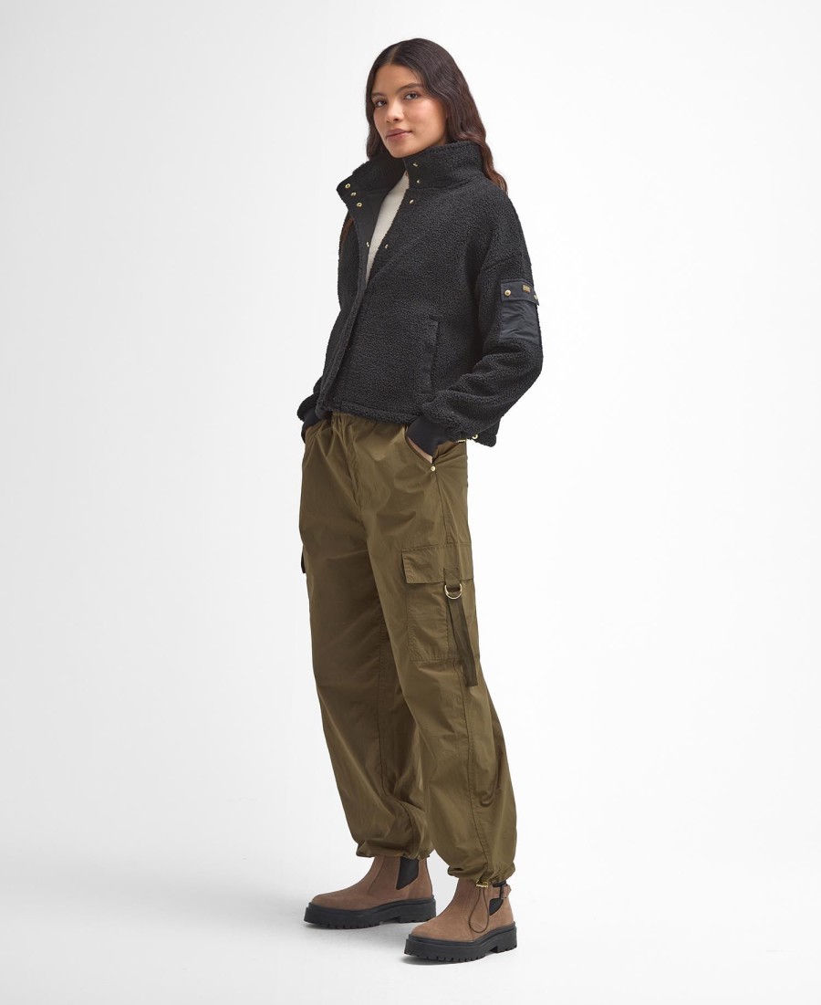 jaqueta bomber de lã callie