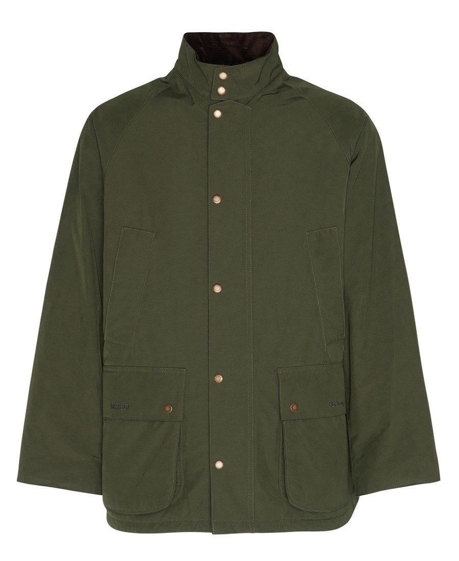 jaqueta casual oversized barbour x baracuta bedale