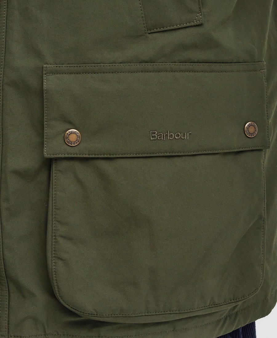 jaqueta casual oversized barbour x baracuta bedale