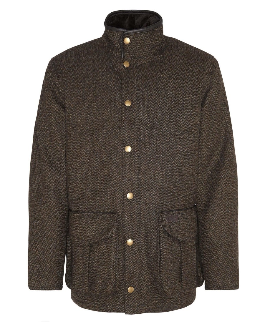 jaqueta hereford tweed de lã