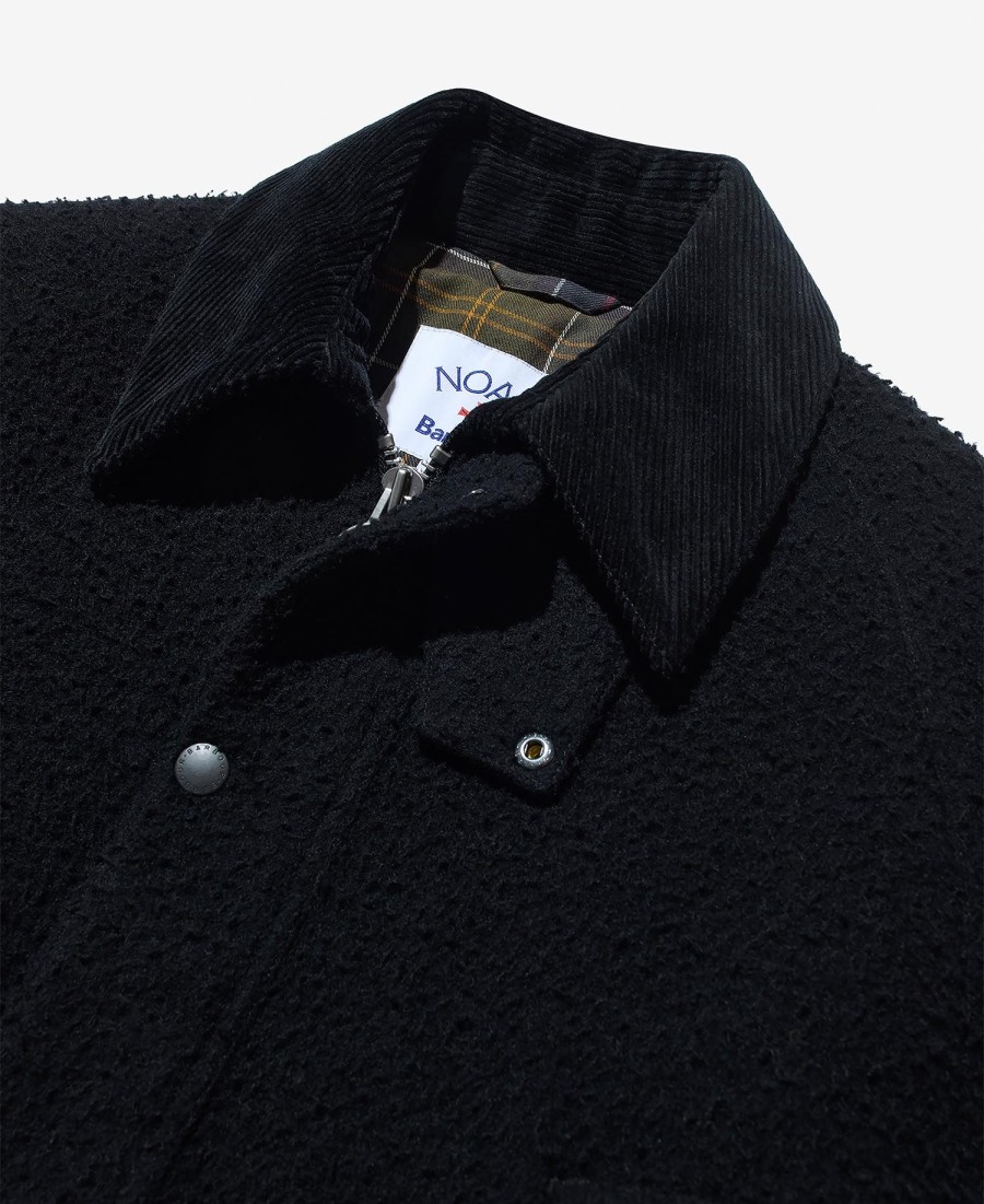 jaqueta de lã barbour x noah bedale