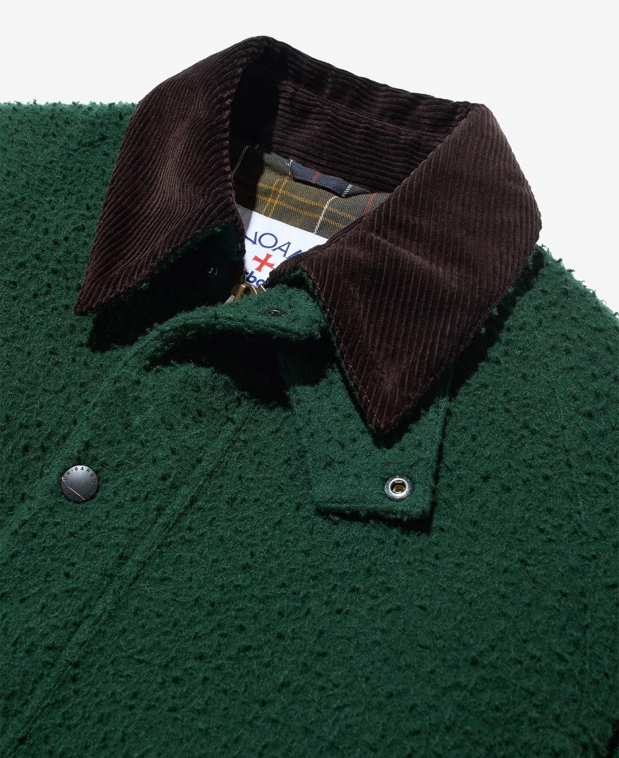 jaqueta de lã barbour x noah bedale
