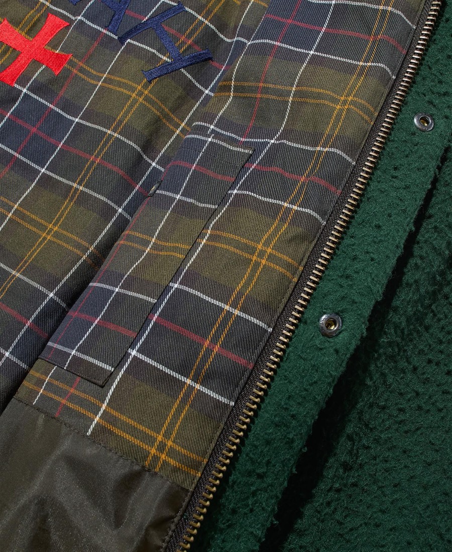 jaqueta de lã barbour x noah bedale