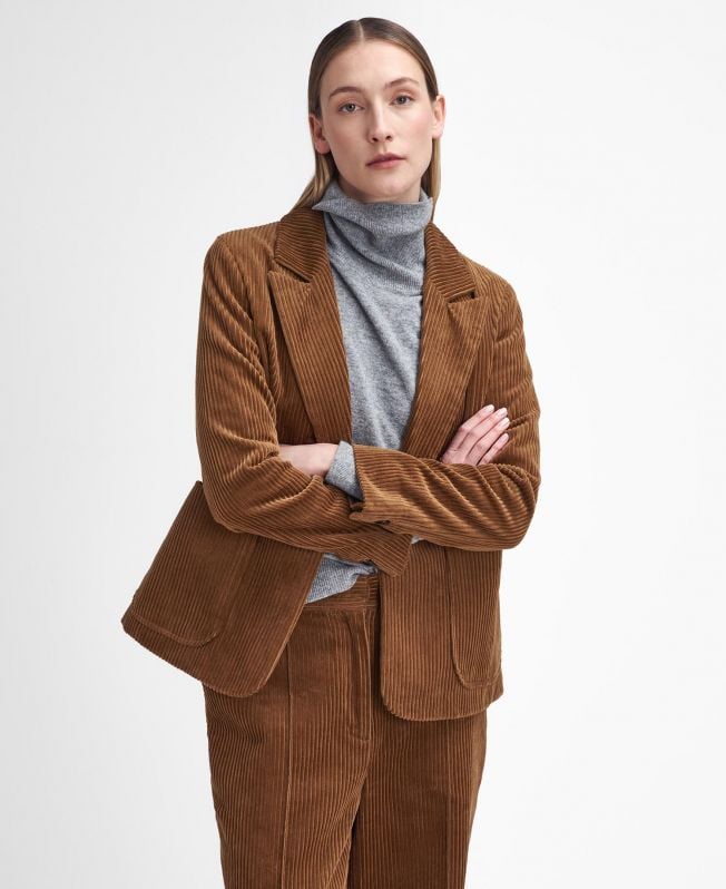 blazer de veludo cotelê samara