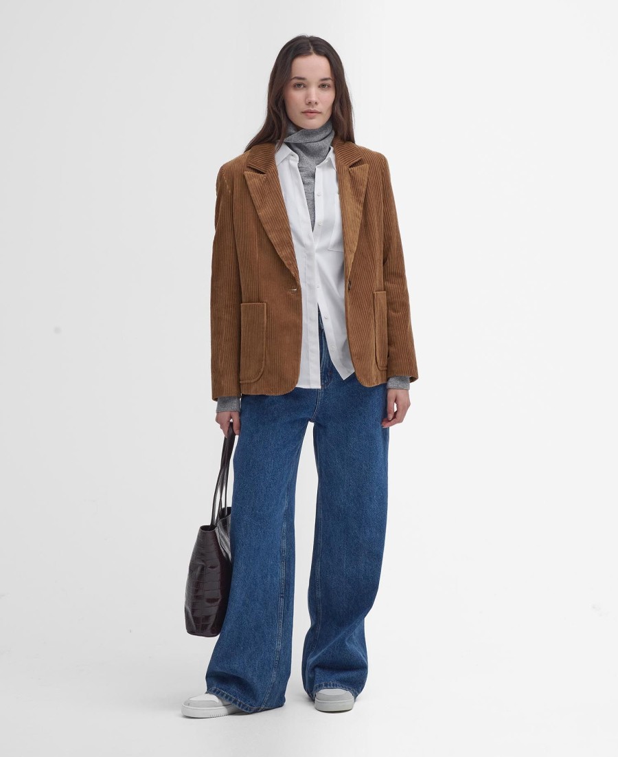 blazer de veludo cotelê samara