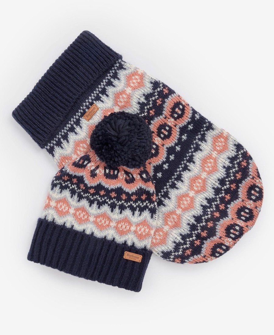 conjunto de presente fair isle dog