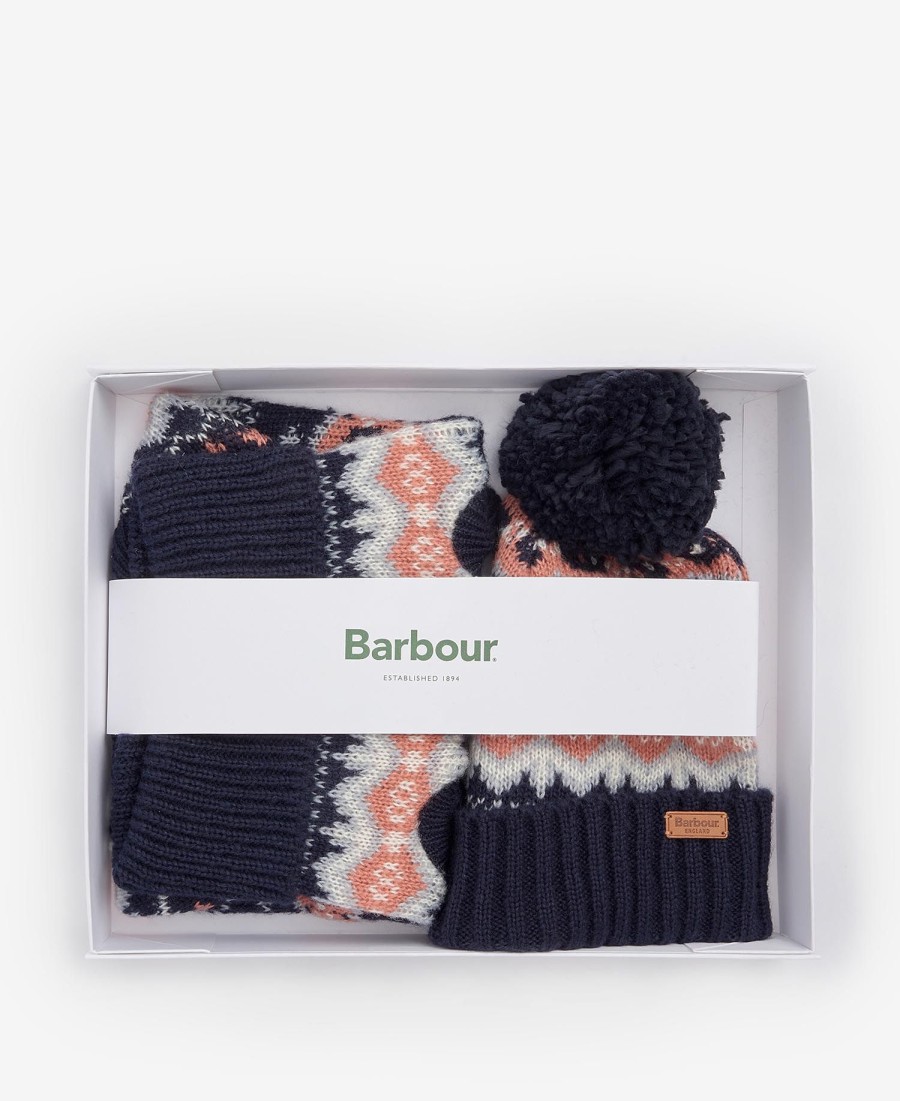 conjunto de presente fair isle dog
