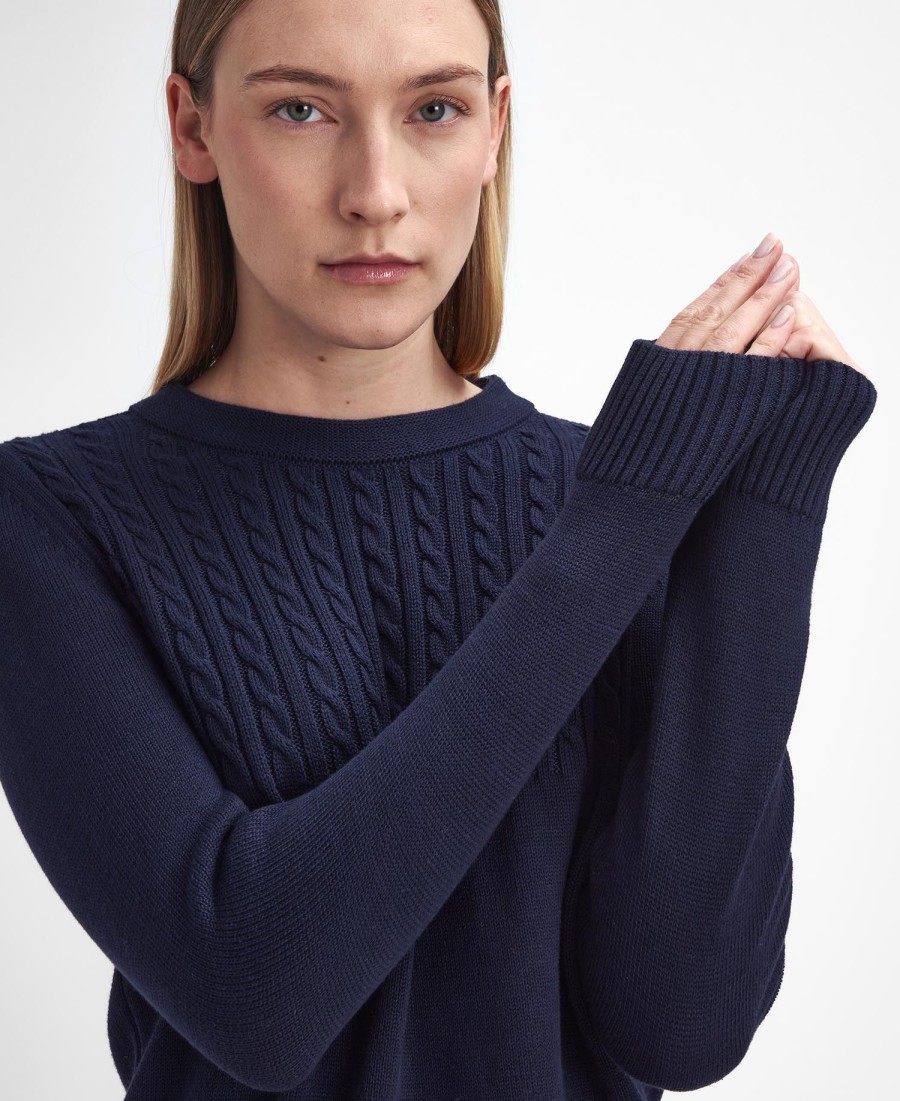vestido de malha stitch guernsey