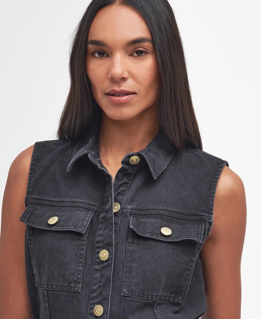 vestido curto jeans tamsin