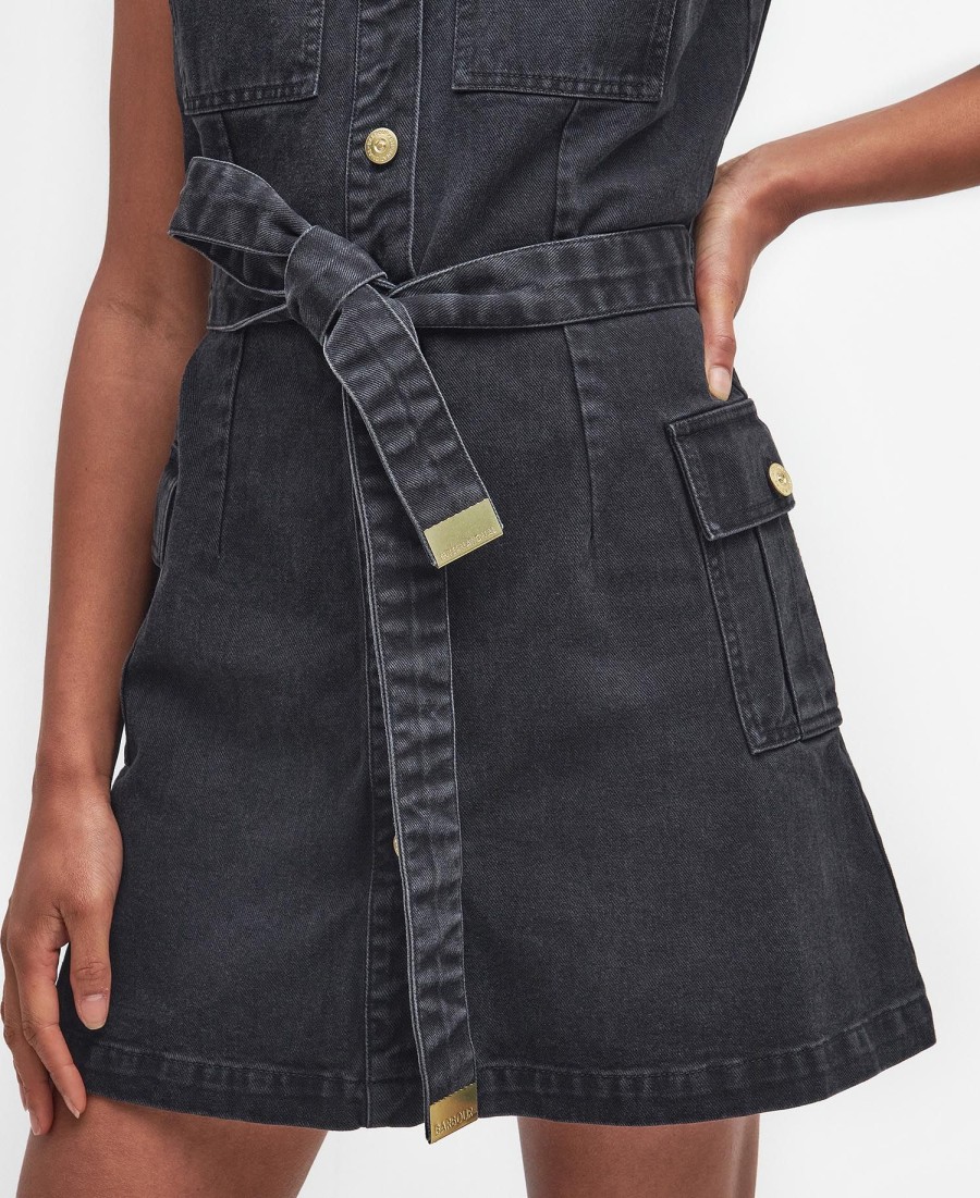 vestido curto jeans tamsin