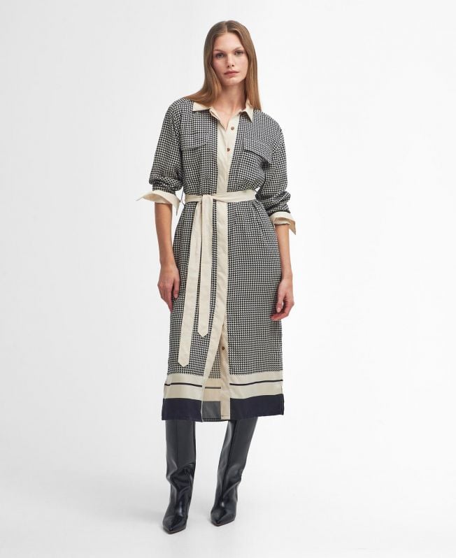 vestido camisa midi kathryn