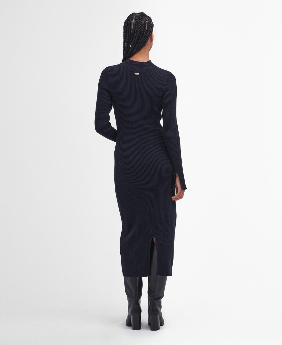 vestido midi de malha francis