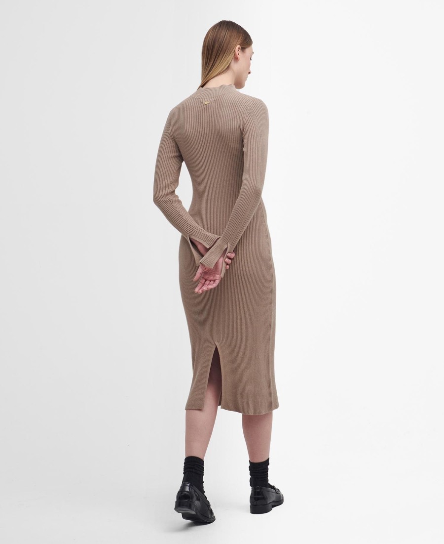 vestido midi de malha francis