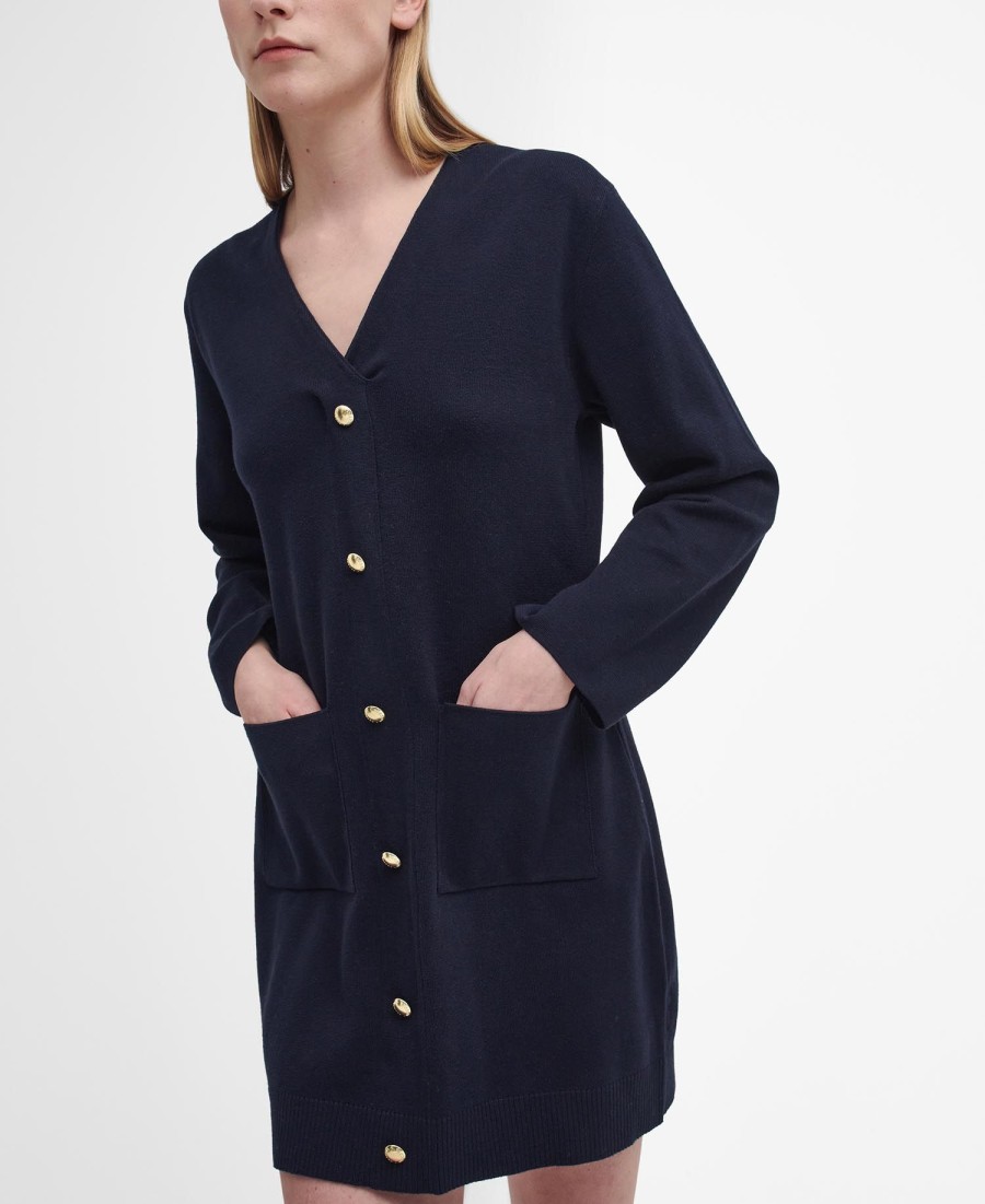vestido curto de tricô anita