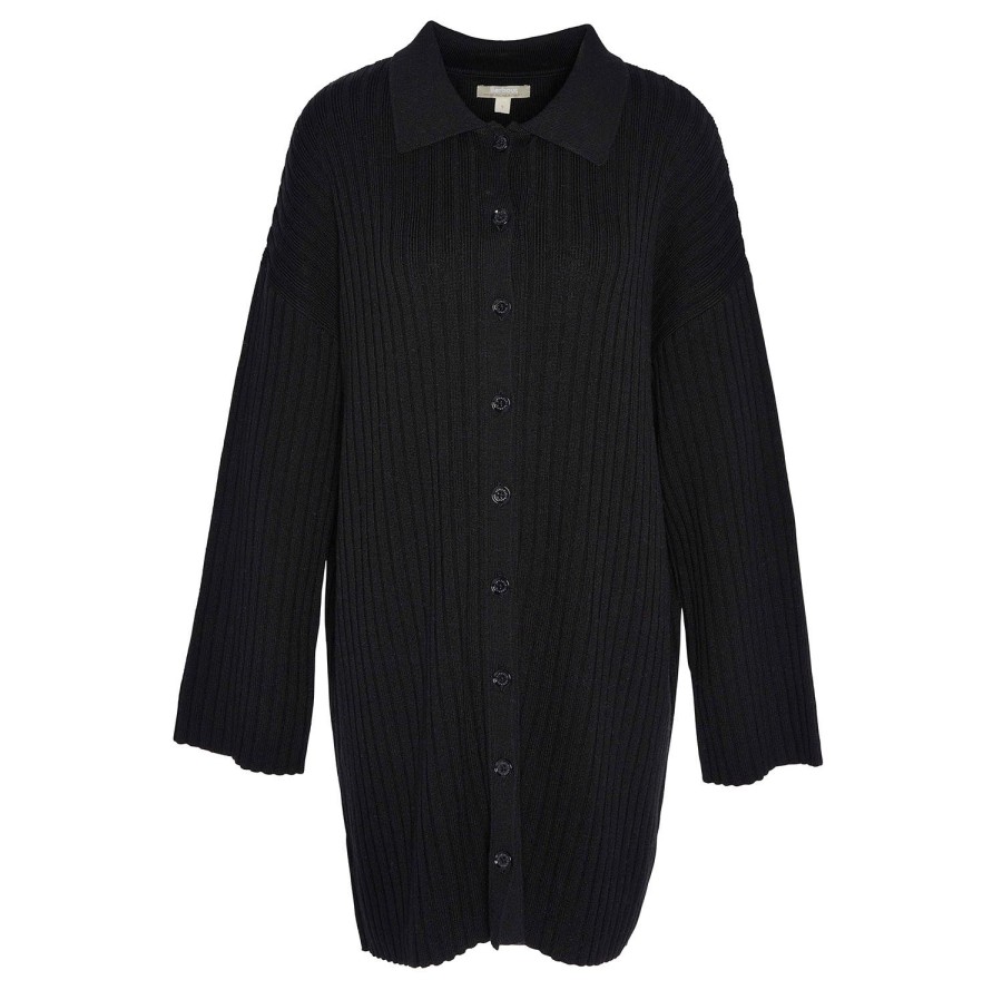 vestido curto de tricô claudette
