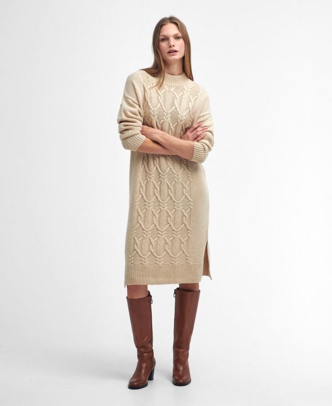 vestido midi de malha elisha