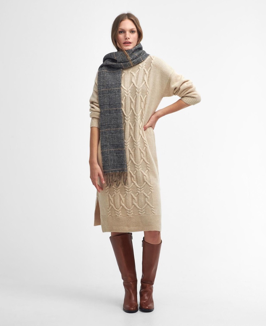 vestido midi de malha elisha