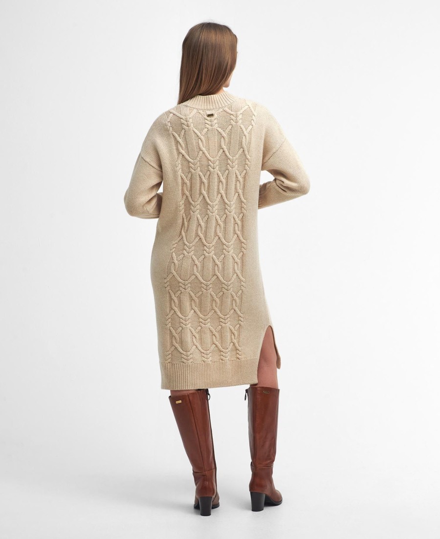 vestido midi de malha elisha
