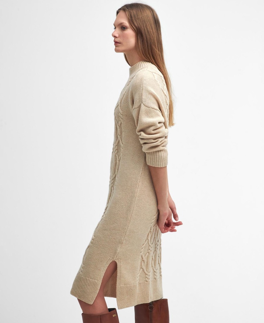 vestido midi de malha elisha