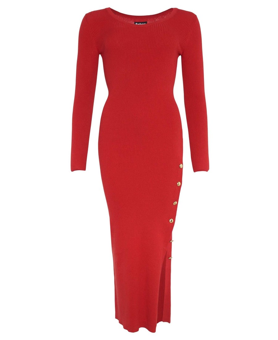 vestido midi de malha laia