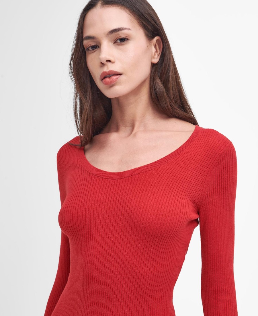 vestido midi de malha laia