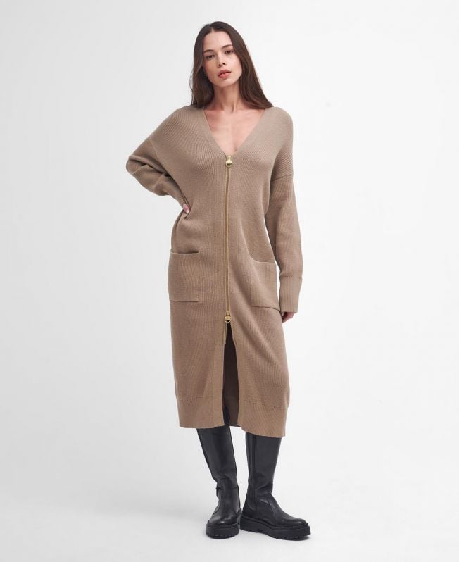 vestido midi de malha mondale